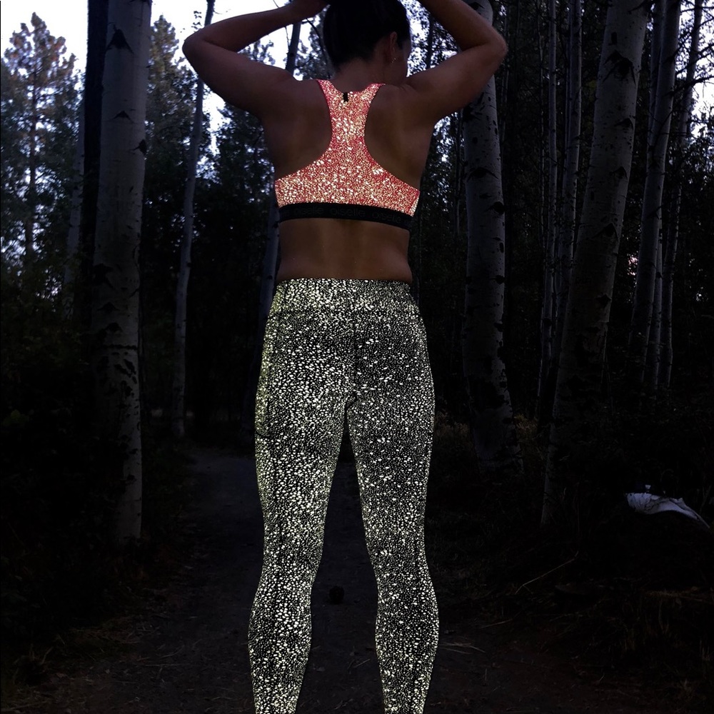 Oiselle Firecracker 3/4 Tights